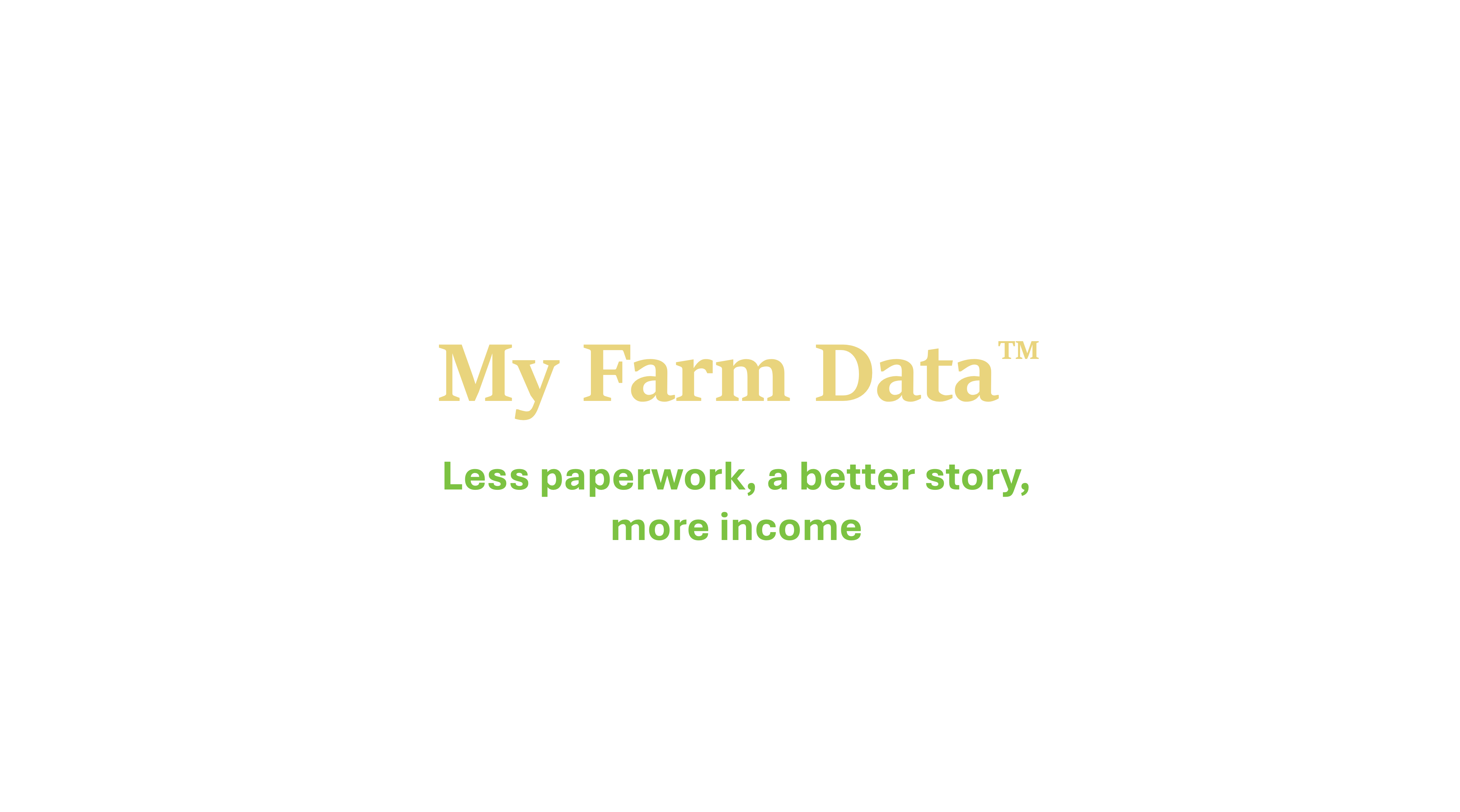 My Farm Data